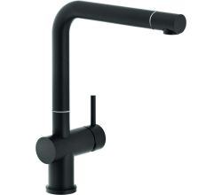 Reginox Armatur R31681 YADKIN BLACK mit Festauslauf / Küchenarmatur / Einhebelmischer / Mischbatterie schwarz
