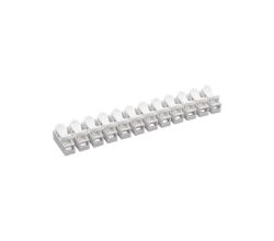 DesignLight Lüsterklemme für Kabel 0,5-2,5 mm, Leiste mit 12 Stück, kürzbar