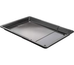 ZENKER Universal-Herdbackblech, ausziehbar 37,5-52 cm mit Antihaftbeschichtung / Serie Black Metallic / Backblech / Ofenblech