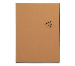 ZELLER 11278 Pinboard aus Kork, MDF/Kunststoff, schwarz ca. 43,2 x 58,4 cm