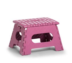 ZELLER Klapphocker 13033 aus Kunststoff, beere / Tritt / Klappstiege