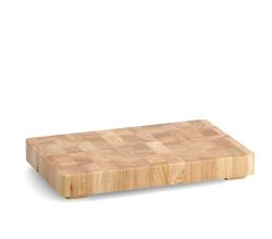 ZELLER 24801 Hackblock, Gummibaum, ca. 42 x 27 x 5,5 cm