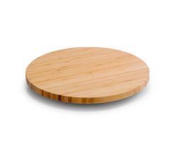 ZELLER 25267 Drehkabinett, Bambus, ca. Ø 35 x 3,7 cm