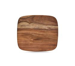 ZELLER 25553 Schneidbrett aus Akazienholz, ca. 28 x 25 x 1 cm