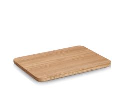 ZELLER 25685 Schneidebrett, Eiche, ca. 35 x 25 x 1,9 cm