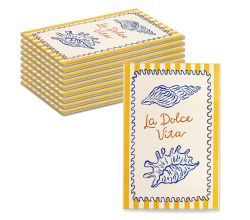 10er SET ZELLER 26342 Glasschneideplatte LA DOLCE VITA aus Sicherheitsglas, ca. 30 x 20 x 0,8 cm