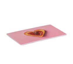 ZELLER 26483 Frühstücksbrettchen HEART aus Melamin