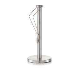 ZELLER Küchenrollenhalter 27236 Edelstahl, ca. Ø 15 x 33,5 cm